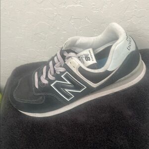 New Balance Classic Black and White Shoes
